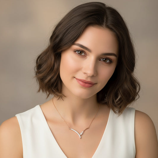 Minimal Chevron Necklace