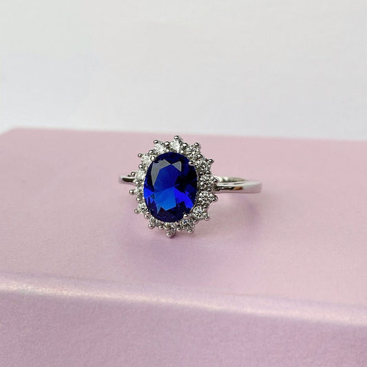 Royal Blue Sapphire Ring