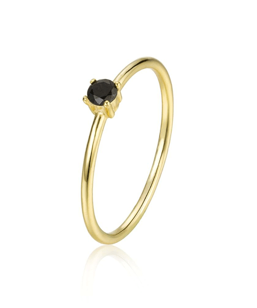 Black Zircon Ring