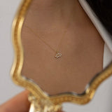 Diamond Crown Necklace