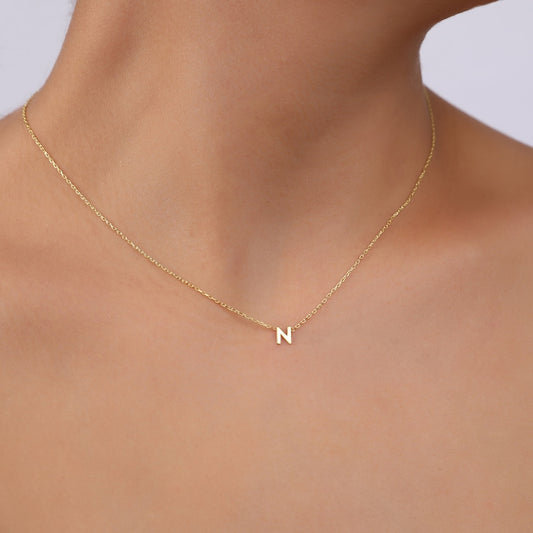 INITIAL TINY NECKLACE