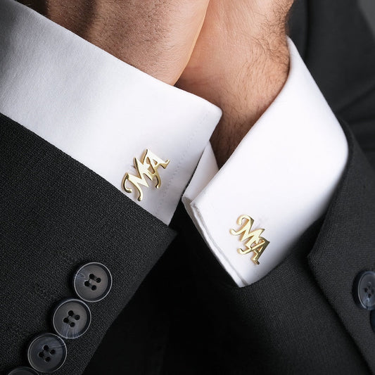 Personalized Initial Cufflinks