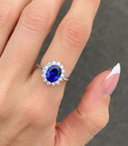 Royal Blue Sapphire Ring