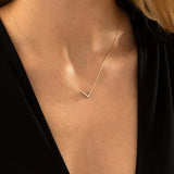 Diamond Chevron Necklace