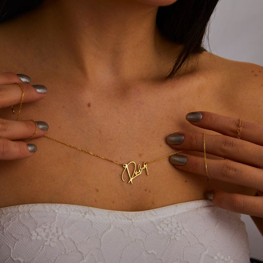 Sparkling Name Necklace