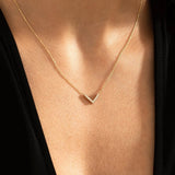 Diamond Chevron Necklace