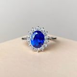 Royal Blue Sapphire Ring