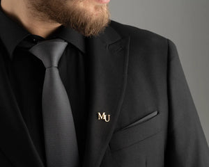 Initial Lapel/Coat pin - MEN