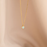 Heart Opal Necklace