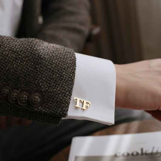 Customized Initial Cufflinks