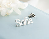 Personalized Name Brooch