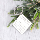 Custom Calendar Keychain