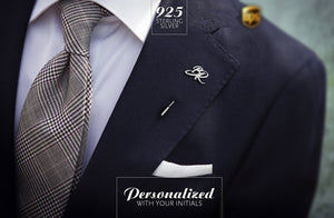 Initial Lapel/Coat pin - MEN