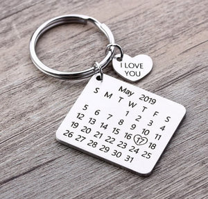 Custom Calendar Keychain