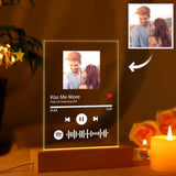 Personalised Spotify scannable lamp