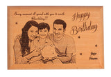 Custom Engraved Wooden Frame -