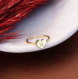 Initial Heart Ring