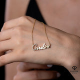 DIAMOND NAME NECKLACE  -