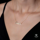 DIAMOND NAME NECKLACE  -