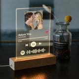 Personalised Spotify scannable lamp